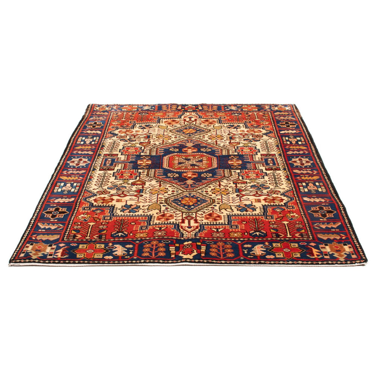 Tapis persan - Nomadic - 193 x 140 cm - bleu