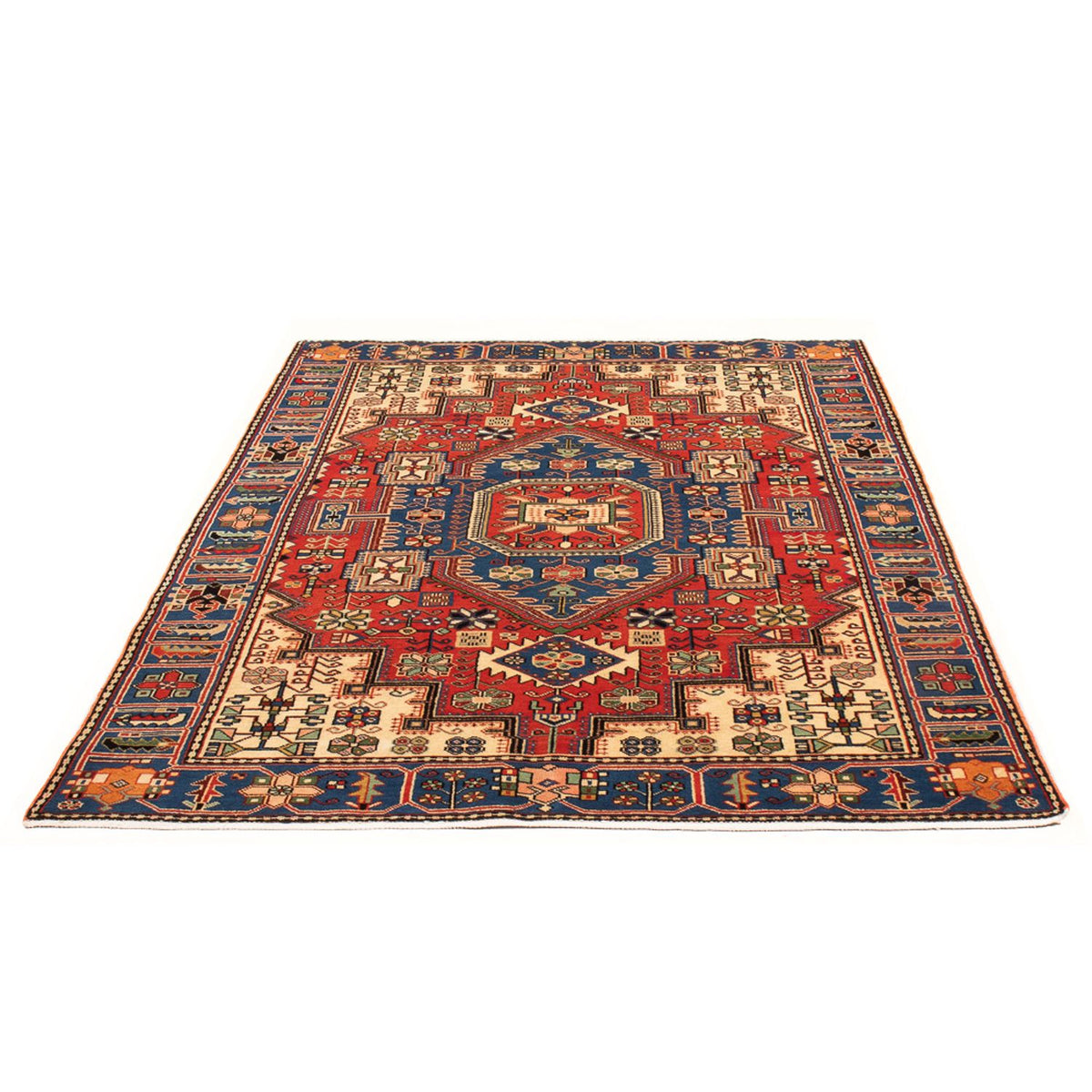 Tapis persan - Nomadic - 203 x 132 cm - bleu