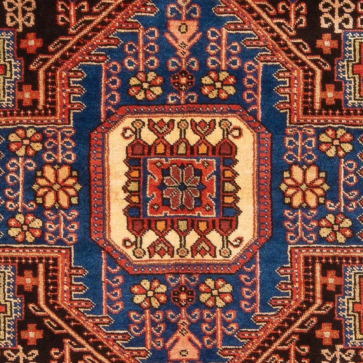 Tapis persan - Nomadic - 204 x 142 cm - bleu