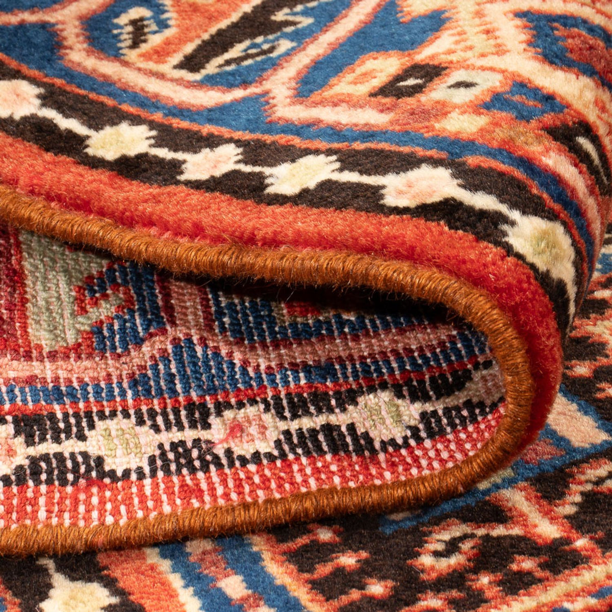 Tapis persan - Nomadic - 204 x 142 cm - bleu