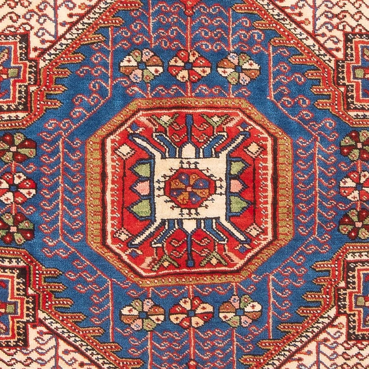Tapis persan - Nomadic - 195 x 135 cm - bleu