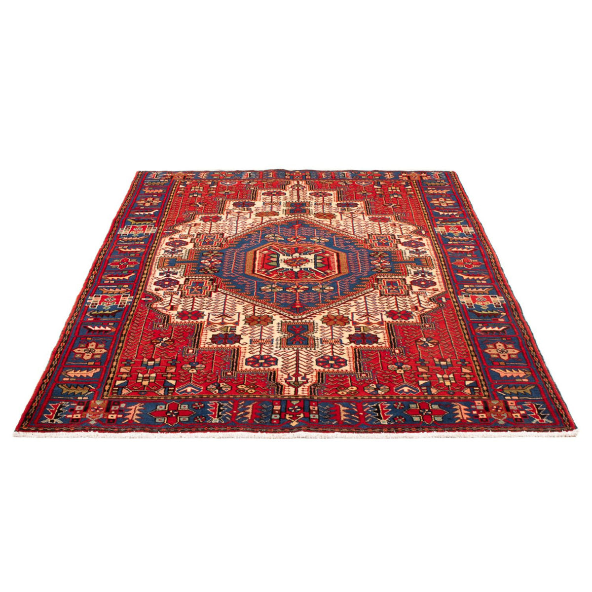 Tapis persan - Nomadic - 195 x 135 cm - bleu