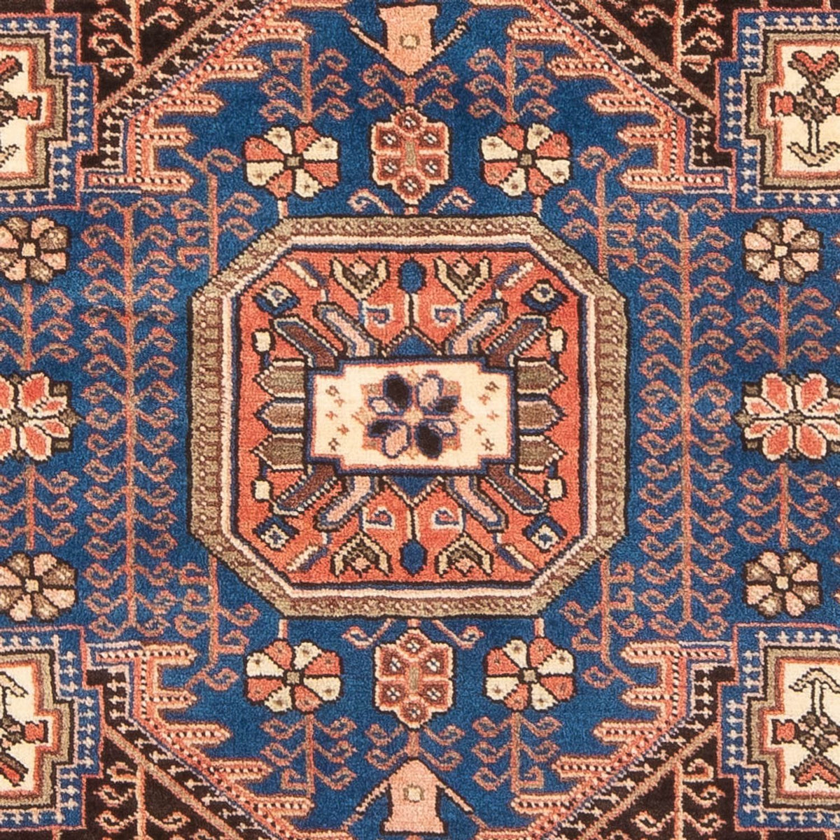 Tapis persan - Nomadic - 200 x 146 cm - bleu