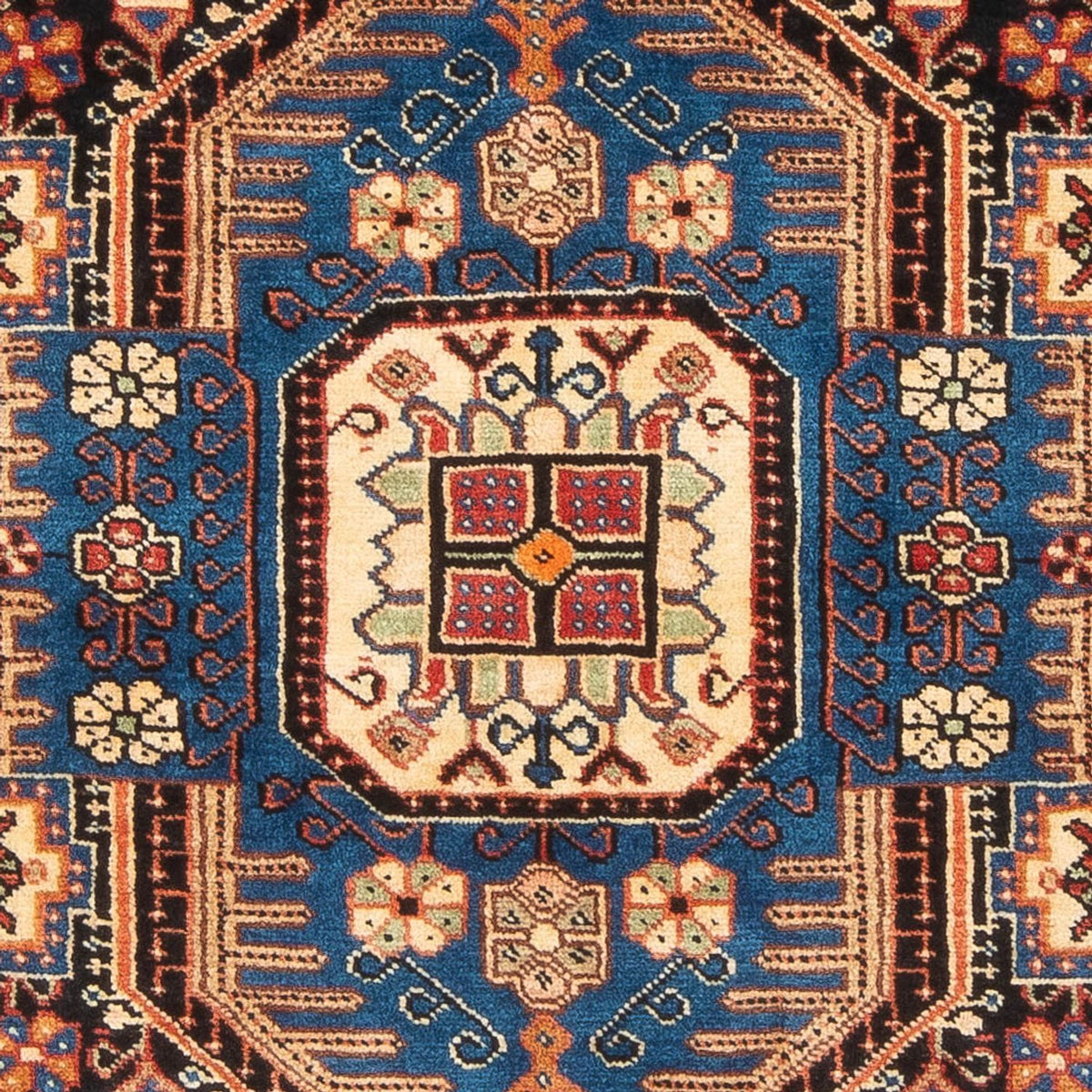 Tapis persan - Nomadic - 198 x 137 cm - beige foncé