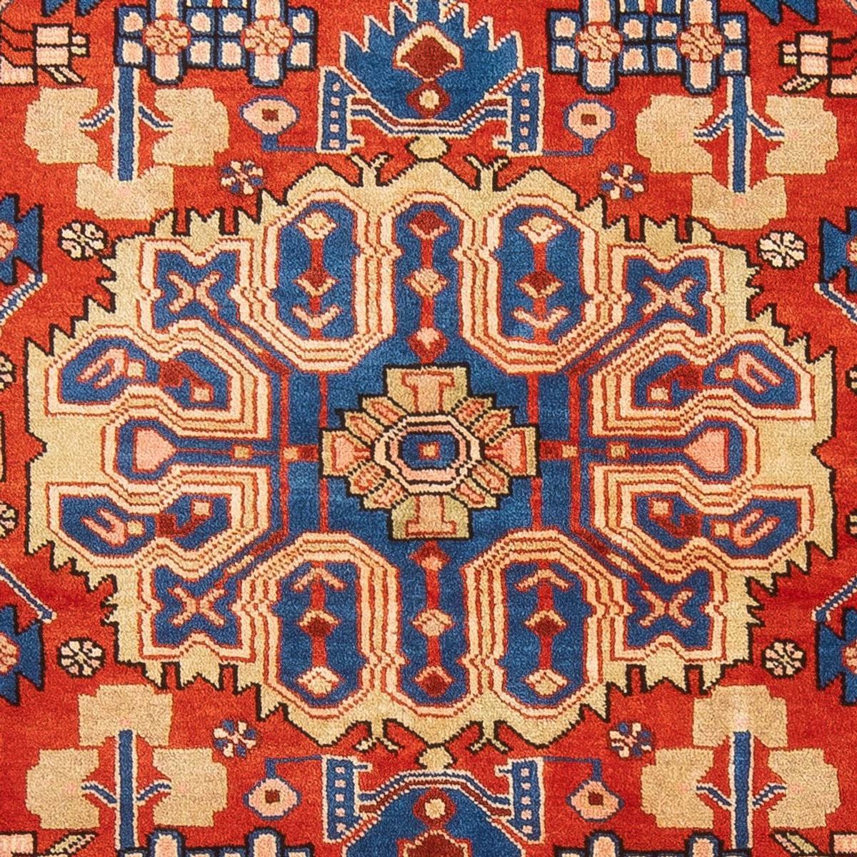 Tapis persan - Nomadic - 201 x 149 cm - rouge