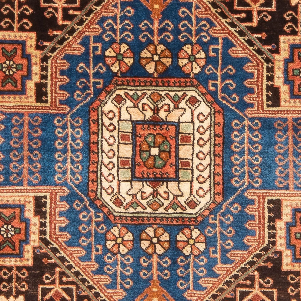 Tapis persan - Nomadic - 201 x 137 cm - bleu