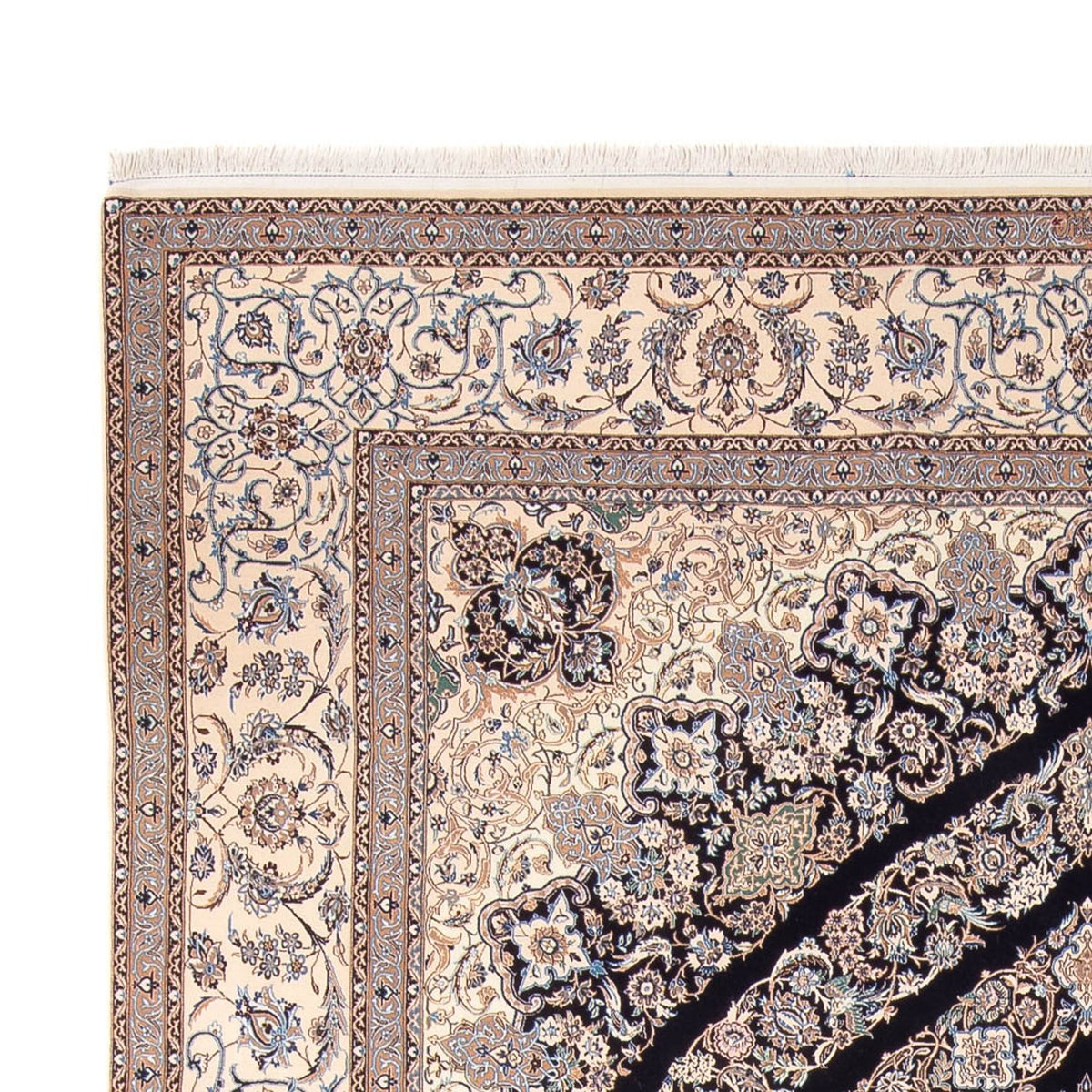 Tapis persan - Nain - 360 x 260 cm - marron clair