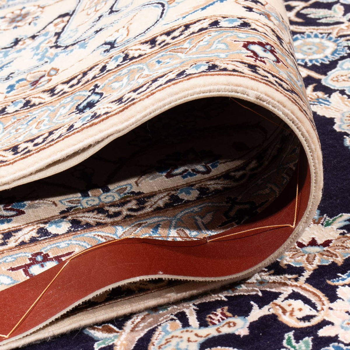 Tapis persan - Nain - 360 x 260 cm - marron clair