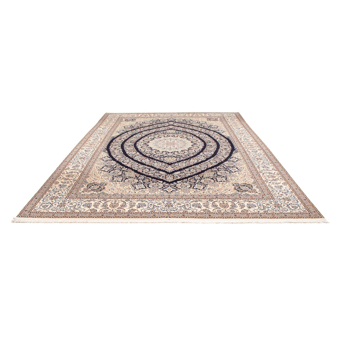 Tapis persan - Nain - 360 x 260 cm - marron clair