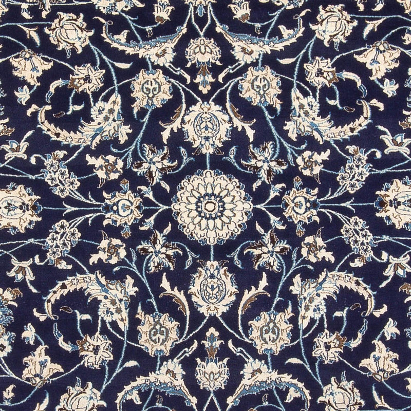 Tapis persan - Nain - 405 x 292 cm - bleu foncé