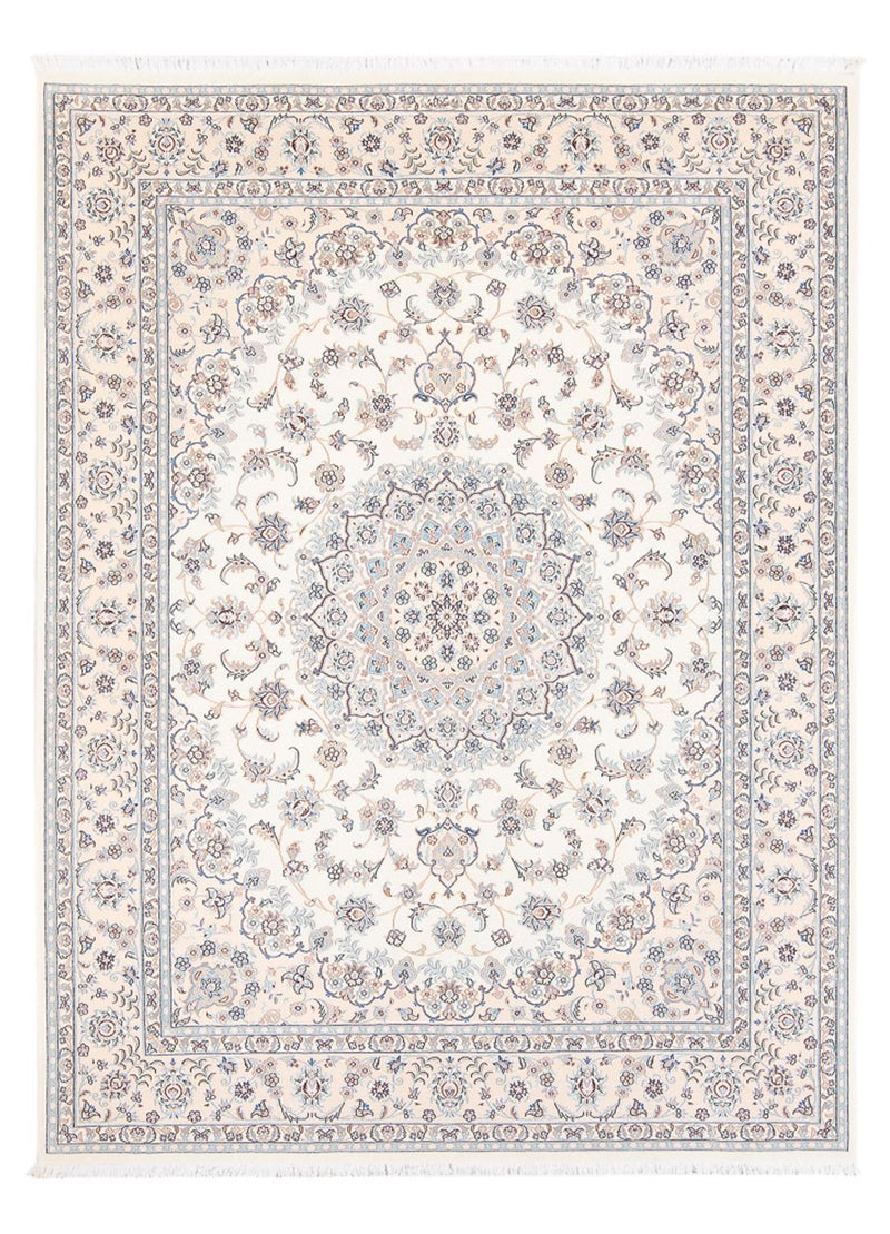 Tapis persan - Nain - Premium - 208 x 150 cm - crème