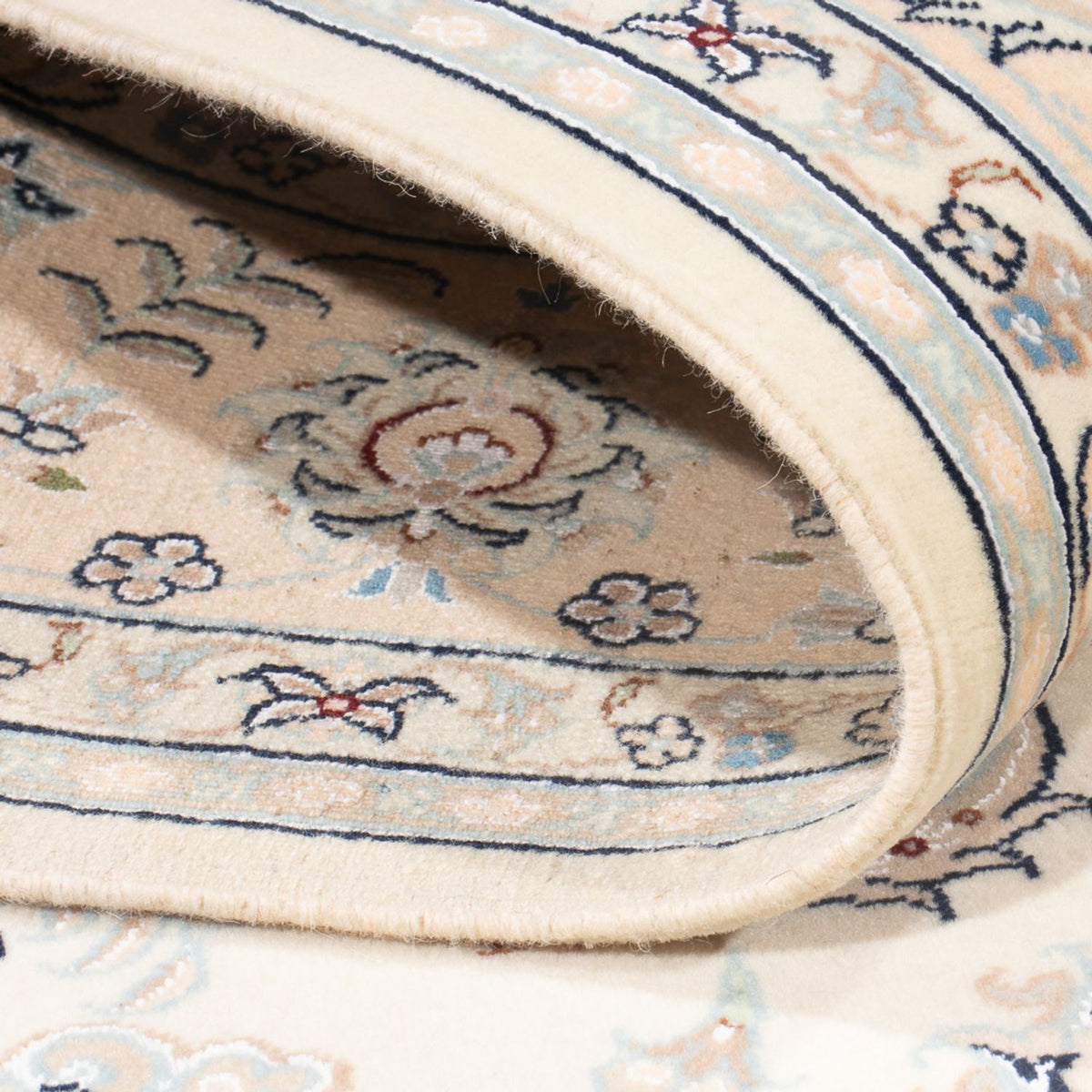 Tapis persan - Nain - Premium - 206 x 155 cm - crème
