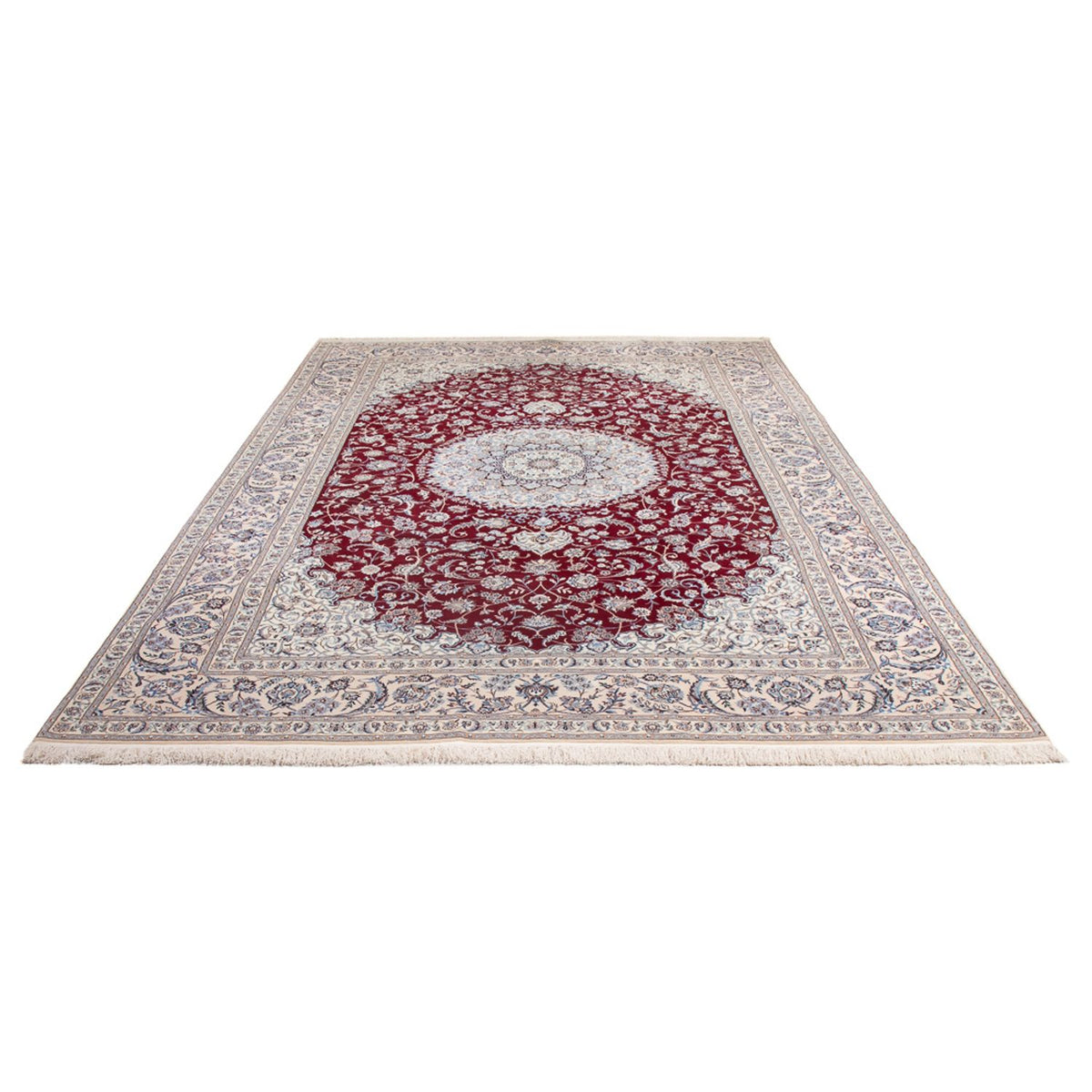 Tapis persan - Nain - Premium - 307 x 199 cm - rouge