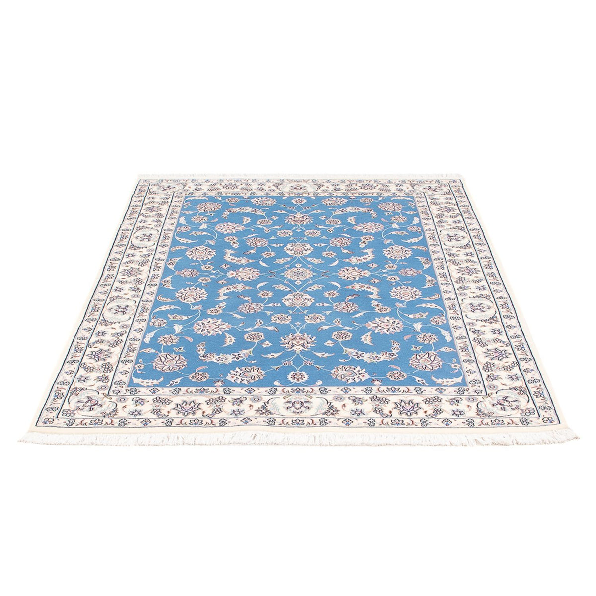 Tapis persan - Nain - Premium - 156 x 111 cm - bleu
