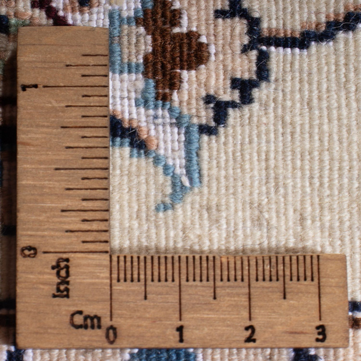 Tapis persan - Nain - Premium - 101 x 71 cm - crème