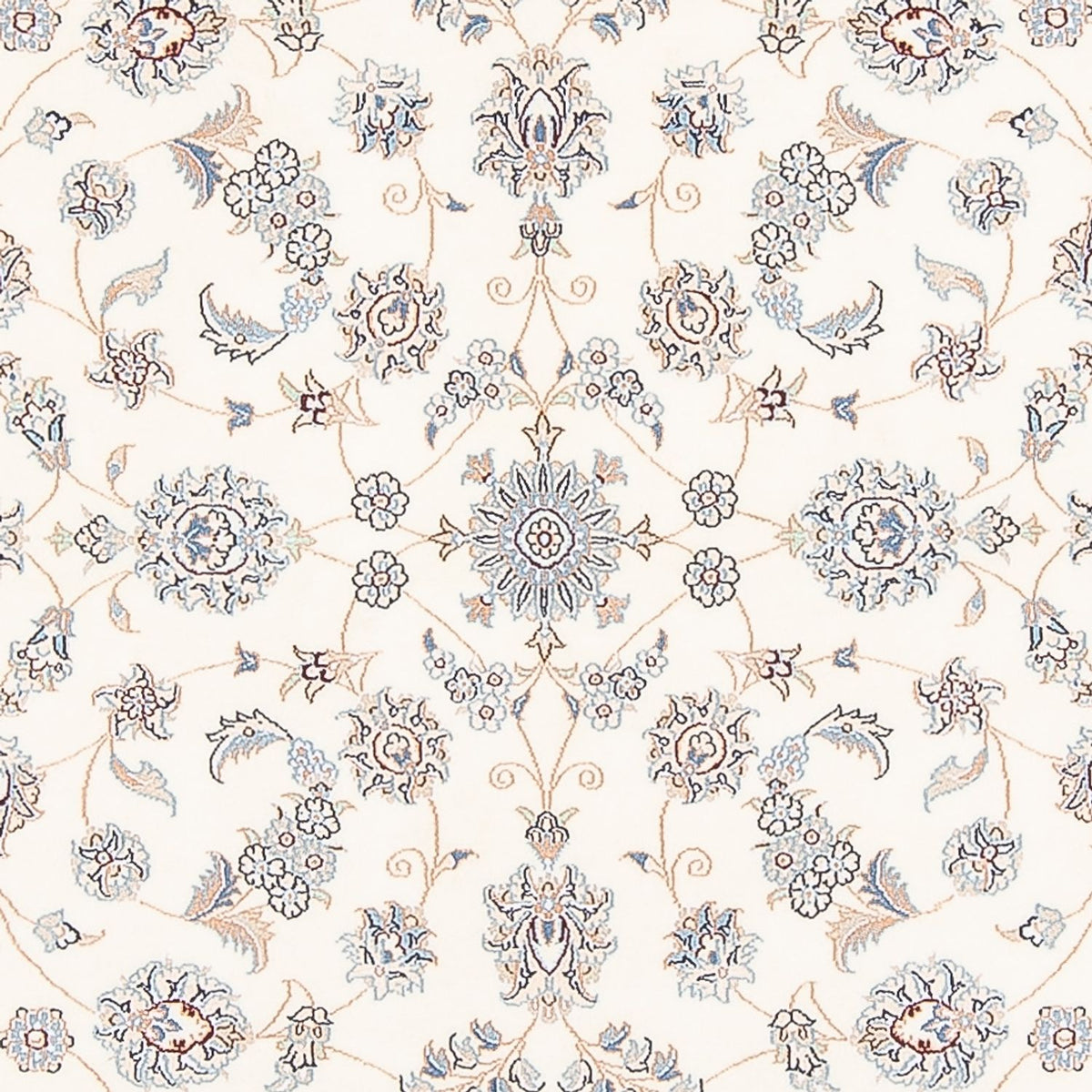 Tapis persan - Nain - Premium - 200 x 138 cm - crème