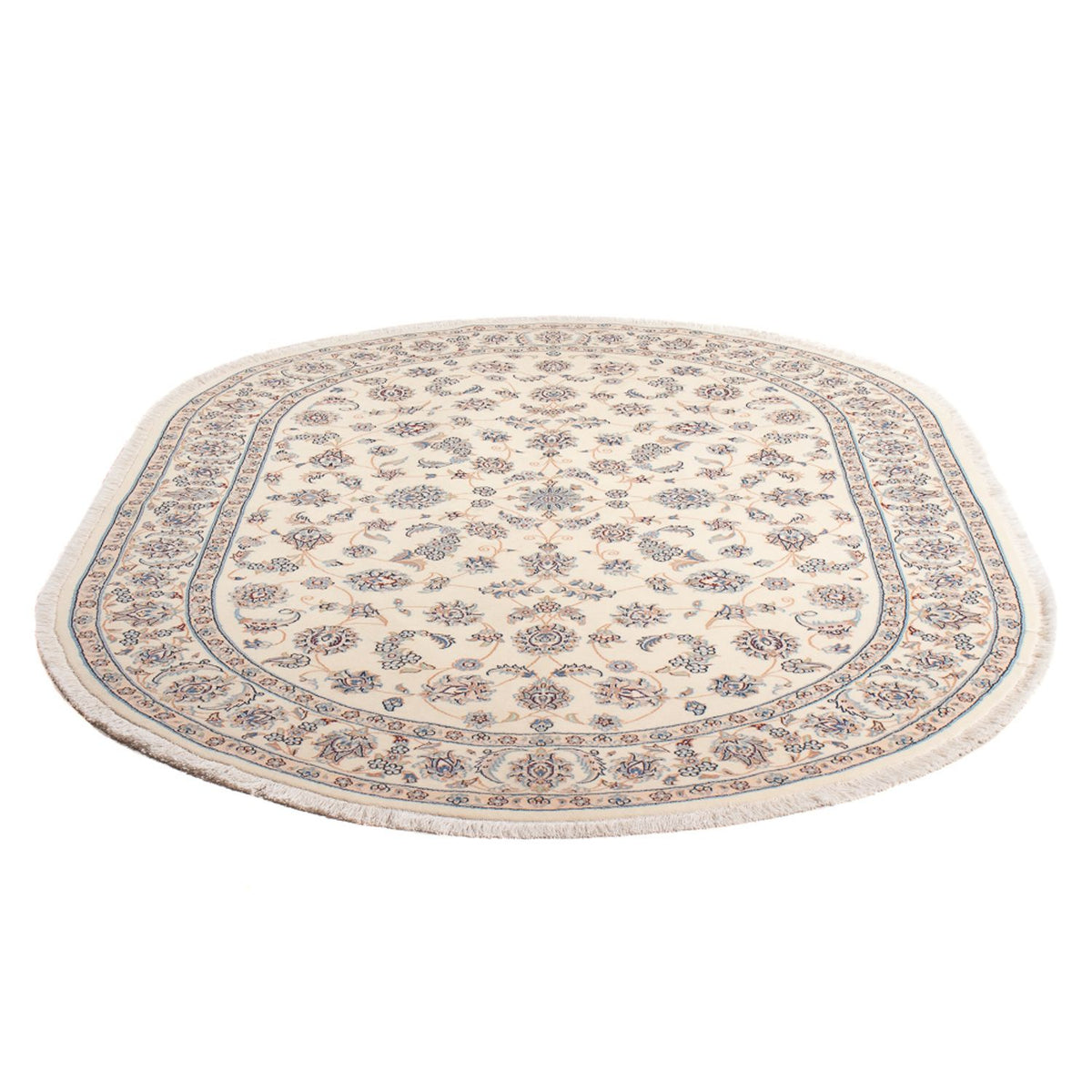 Tapis persan - Nain - Premium - 200 x 138 cm - crème