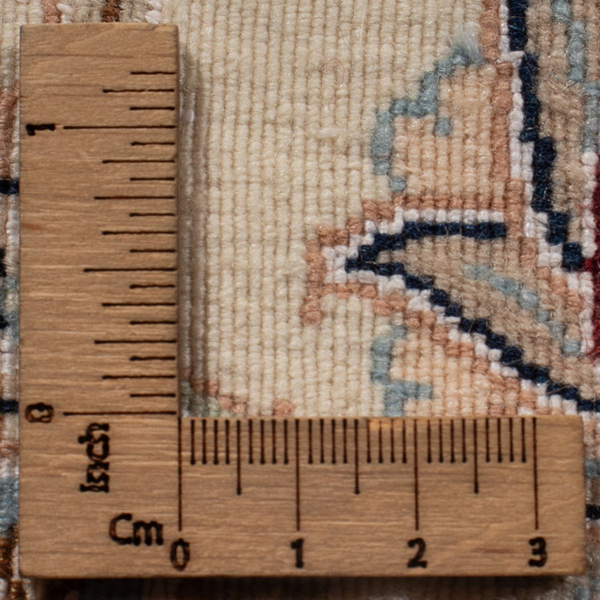 Tapis persan - Nain - Premium - 200 x 138 cm - crème