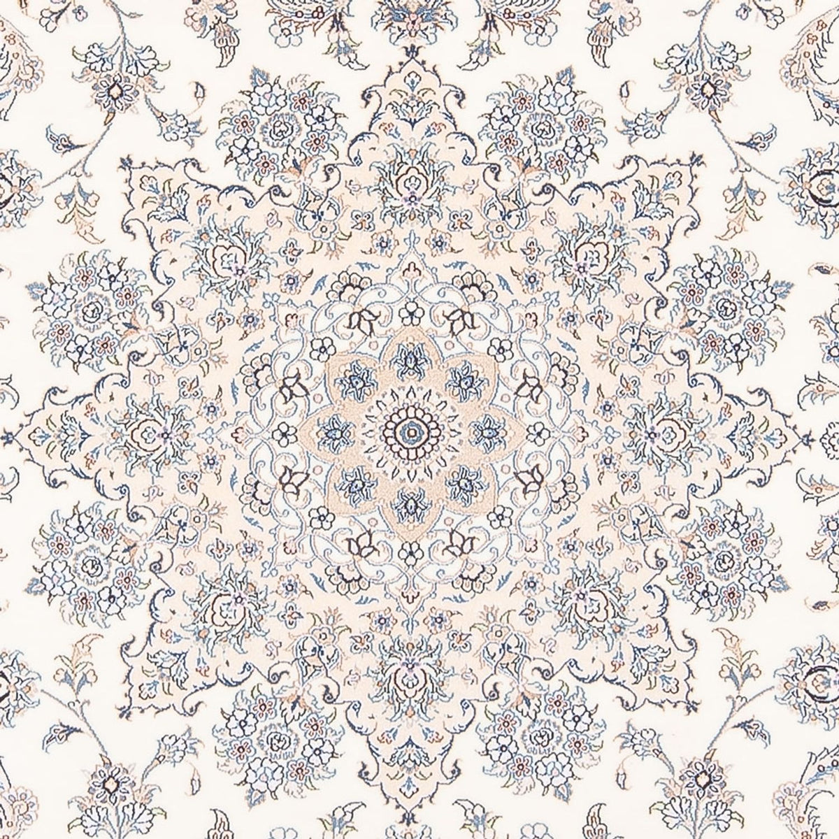 Tapis persan - Nain - Premium - 302 x 200 cm - crème
