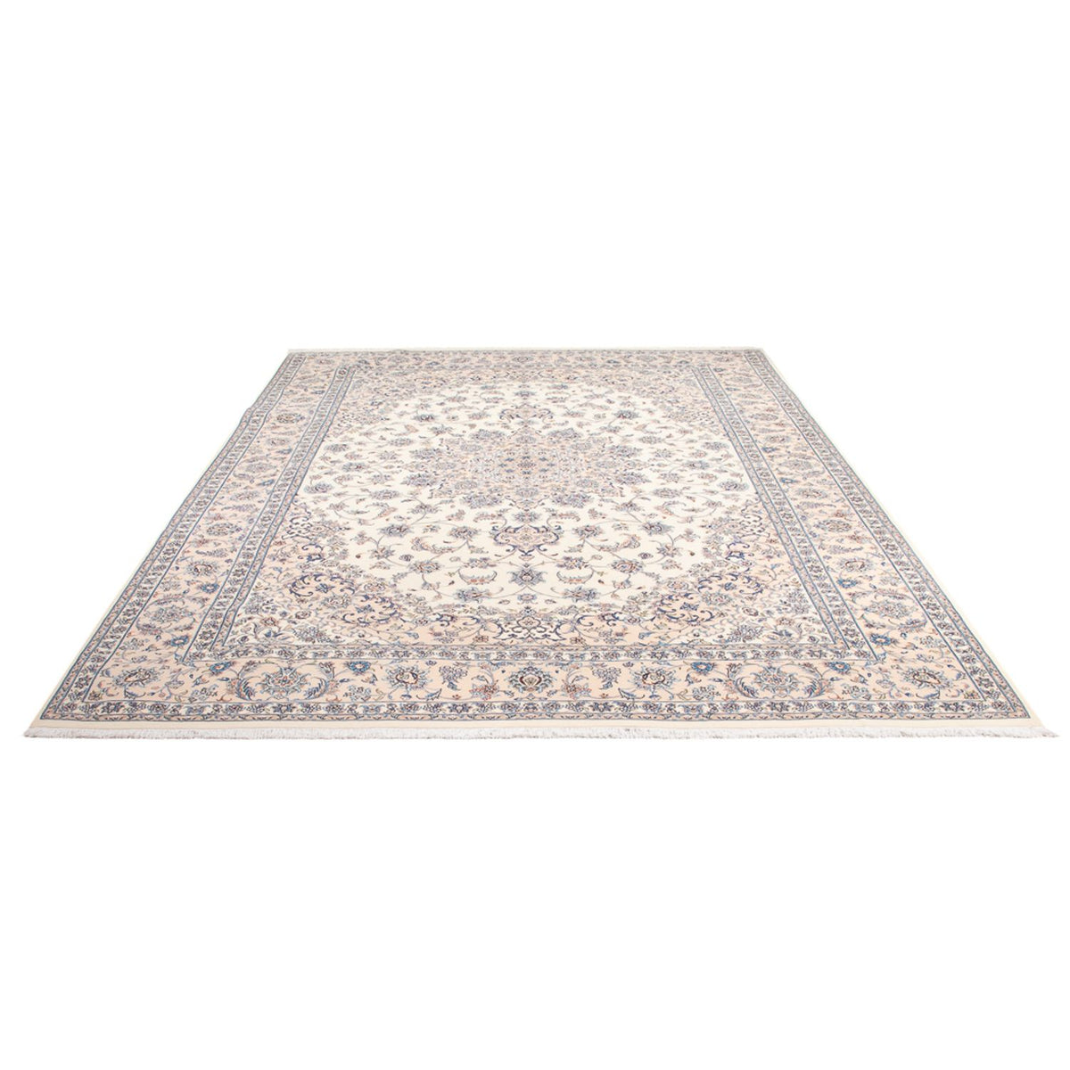 Tapis persan - Nain - Premium - 302 x 200 cm - crème
