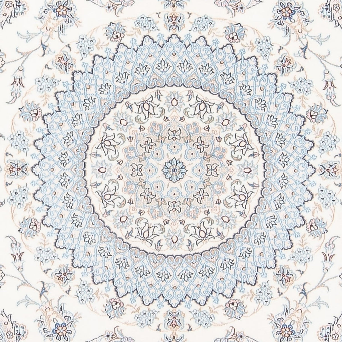 Tapis persan - Nain - Premium - 238 x 170 cm - bleu clair