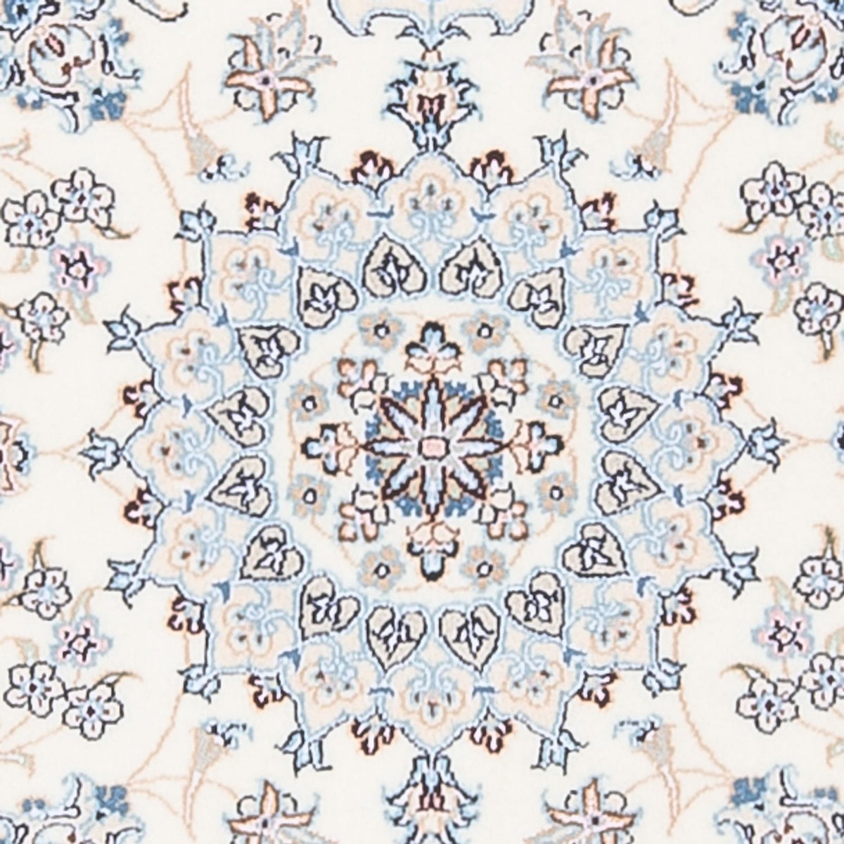 Tapis persan - Nain - Premium - 132 x 81 cm - crème