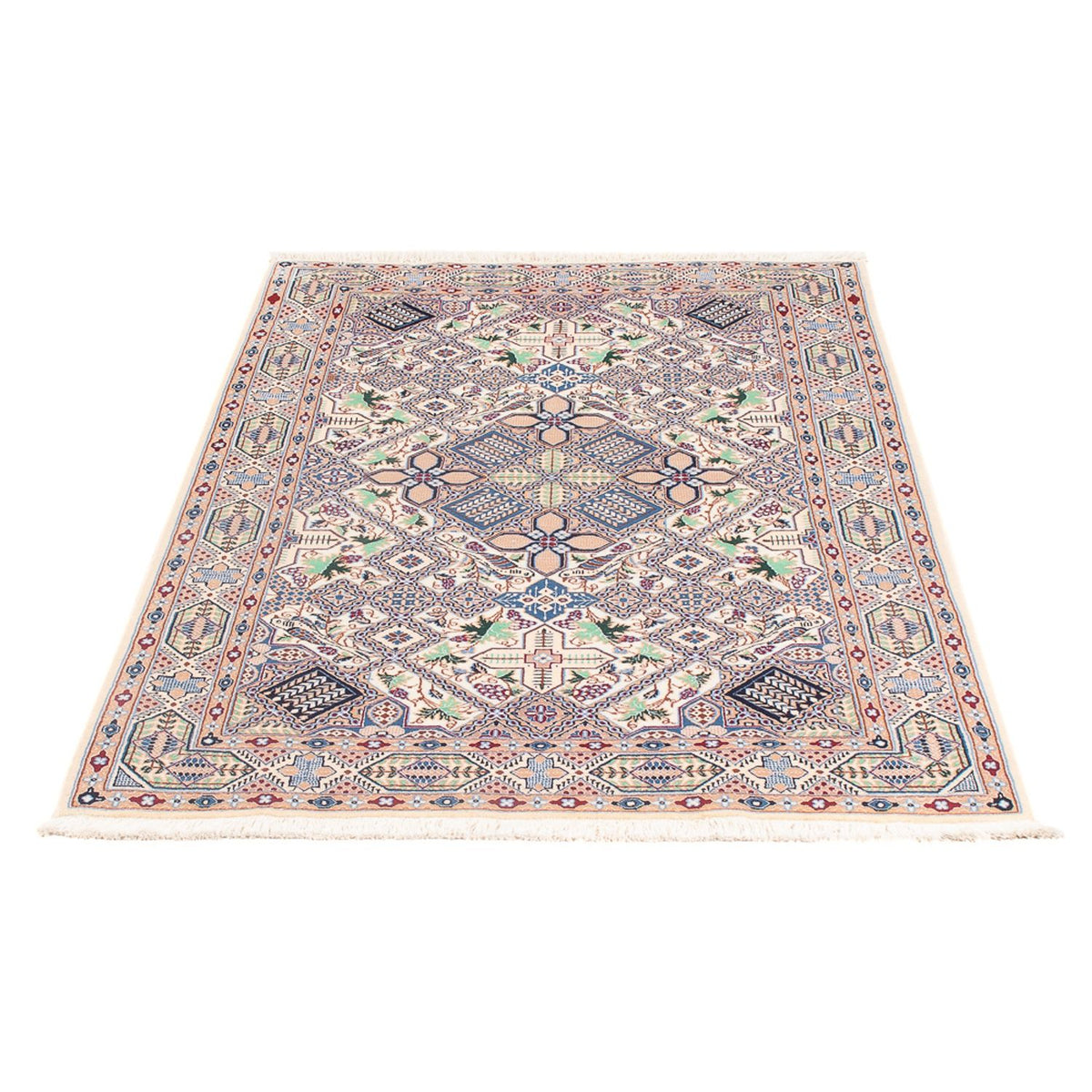 Tapis persan - Nain - Premium - 130 x 87 cm - crème