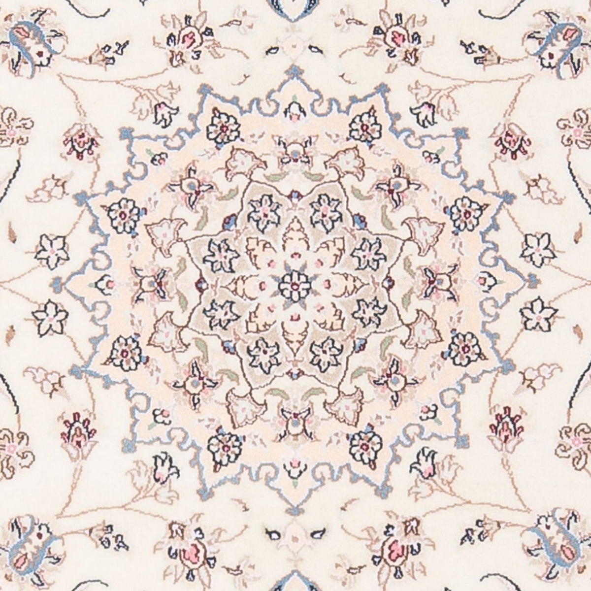 Tapis persan - Nain - Premium - 146 x 100 cm - crème