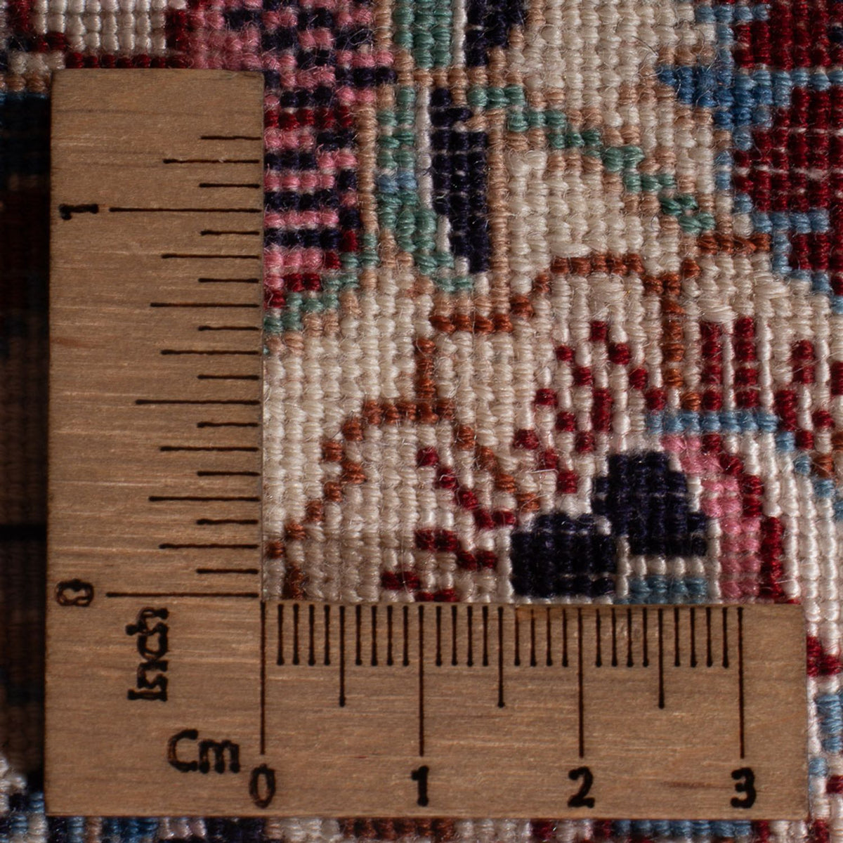 Tapis de couloir Tapis persan - Nain - Premium - 203 x 48 cm - crème