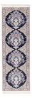 Tapis de couloir Tapis persan - Nain - Premium - 156 x 50 cm - bleu foncé