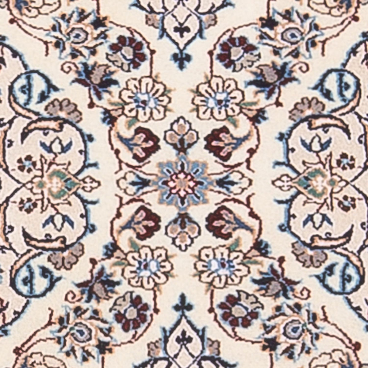 Tapis de couloir Tapis persan - Nain - Premium - 150 x 50 cm - crème