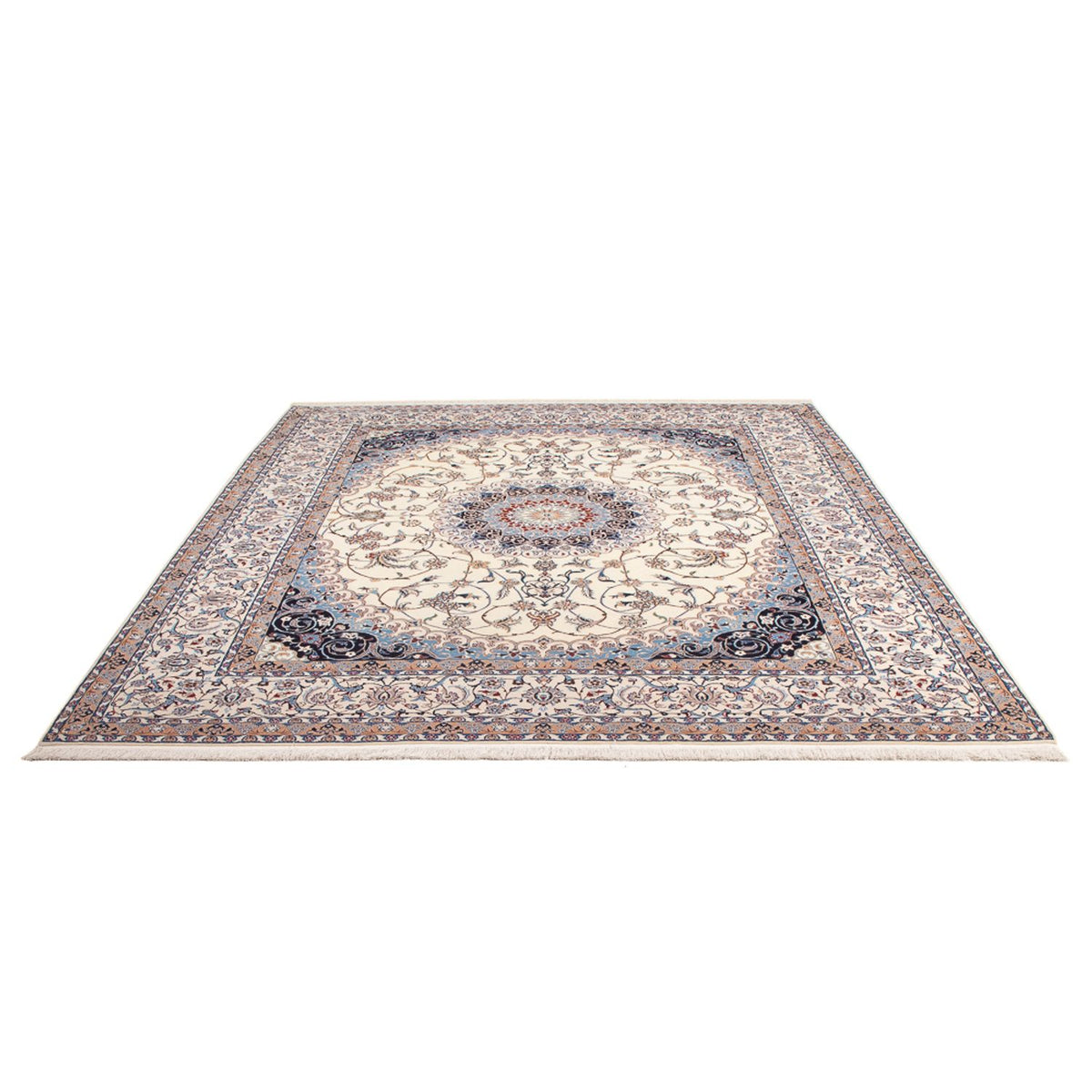Tapis persan - Nain - Premium - 263 x 210 cm - crème