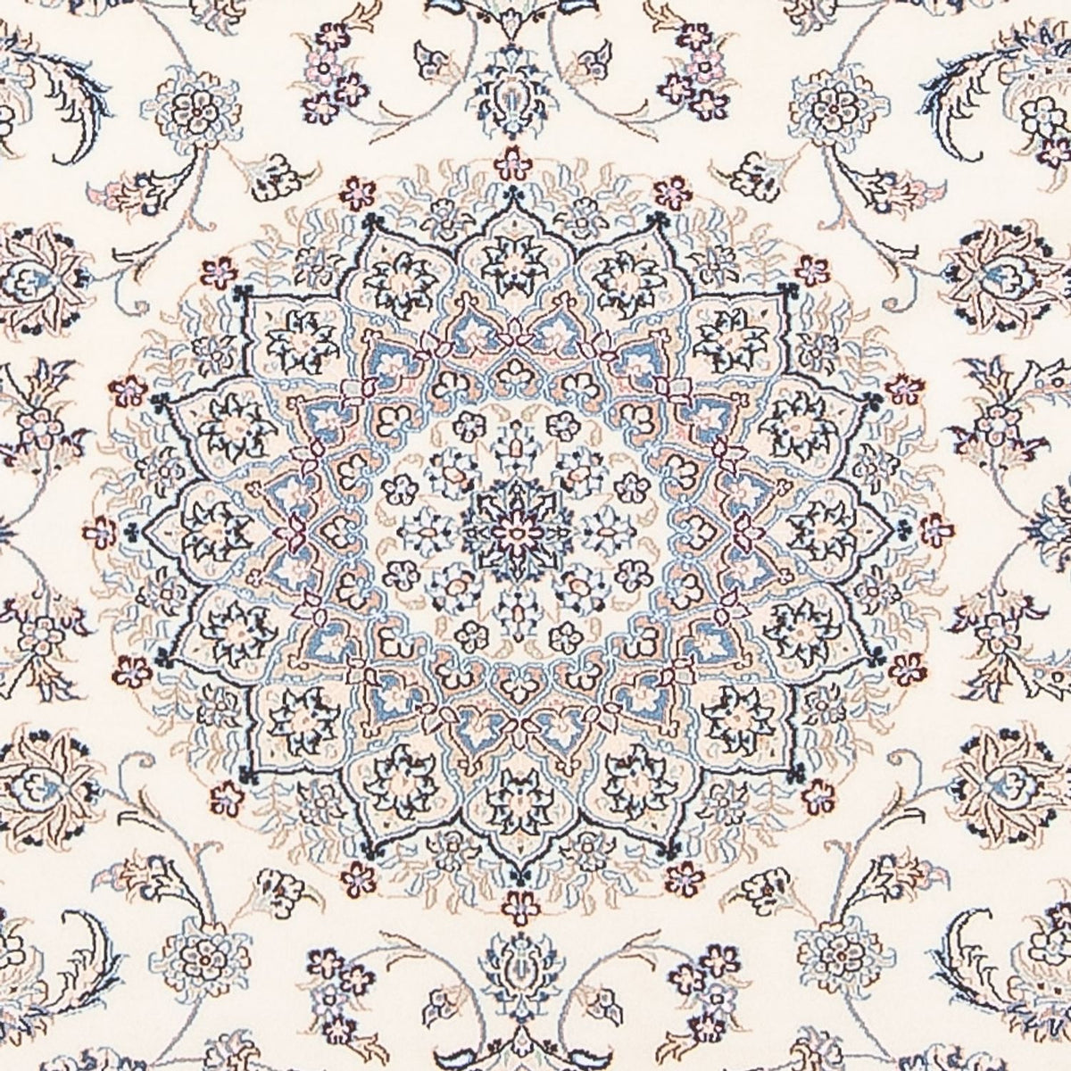 Tapis persan - Nain - Premium - 208 x 130 cm - crème