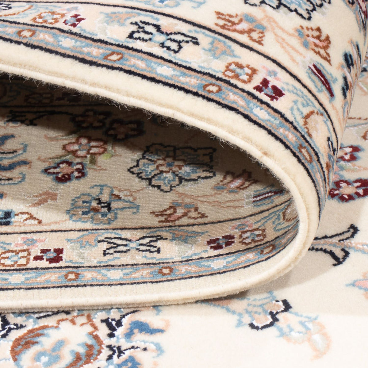 Tapis persan - Nain - Premium - 208 x 130 cm - crème