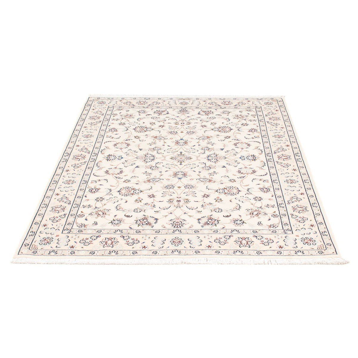 Tapis persan - Nain - Premium - 164 x 110 cm - crème
