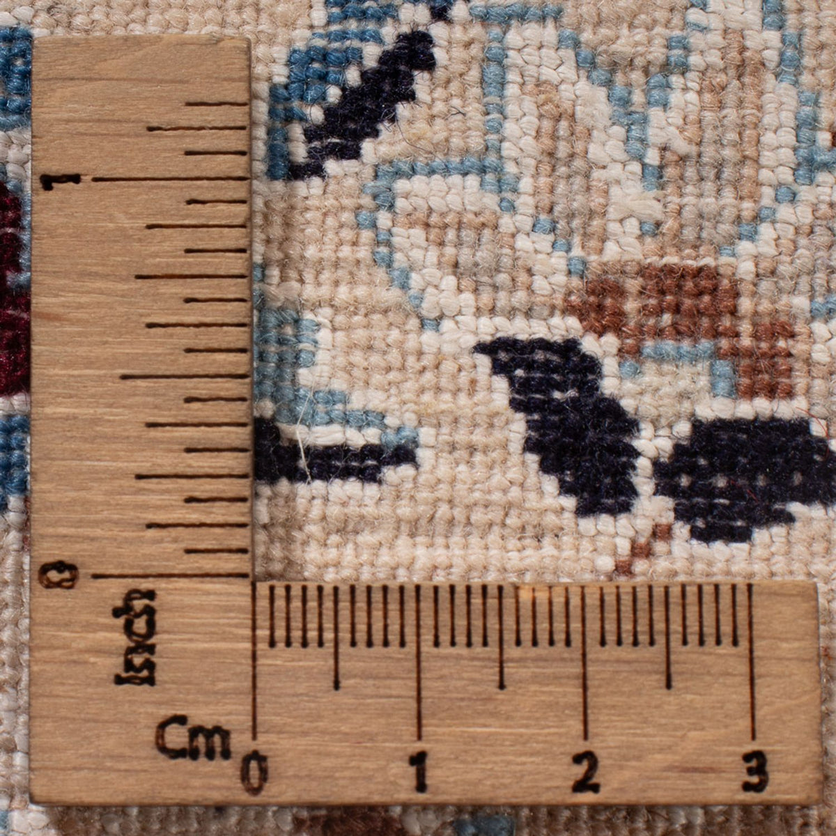 Tapis persan - Nain - Premium - 302 x 200 cm - bleu foncé