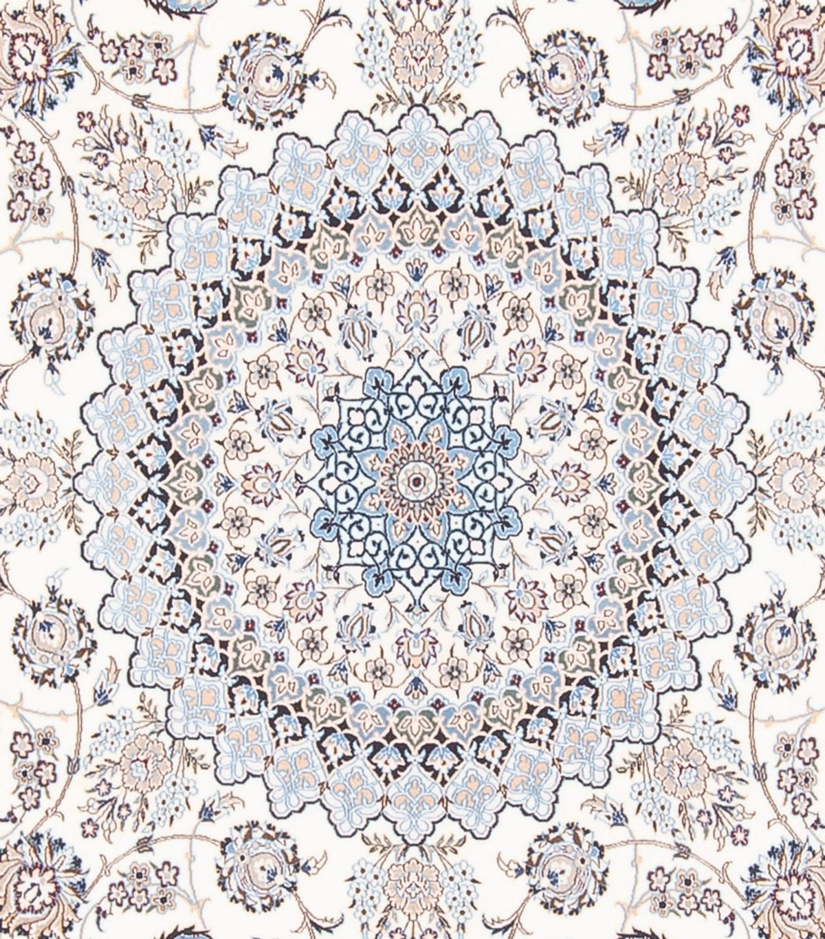 Tapis persan - Nain - Premium - 261 x 247 cm - crème