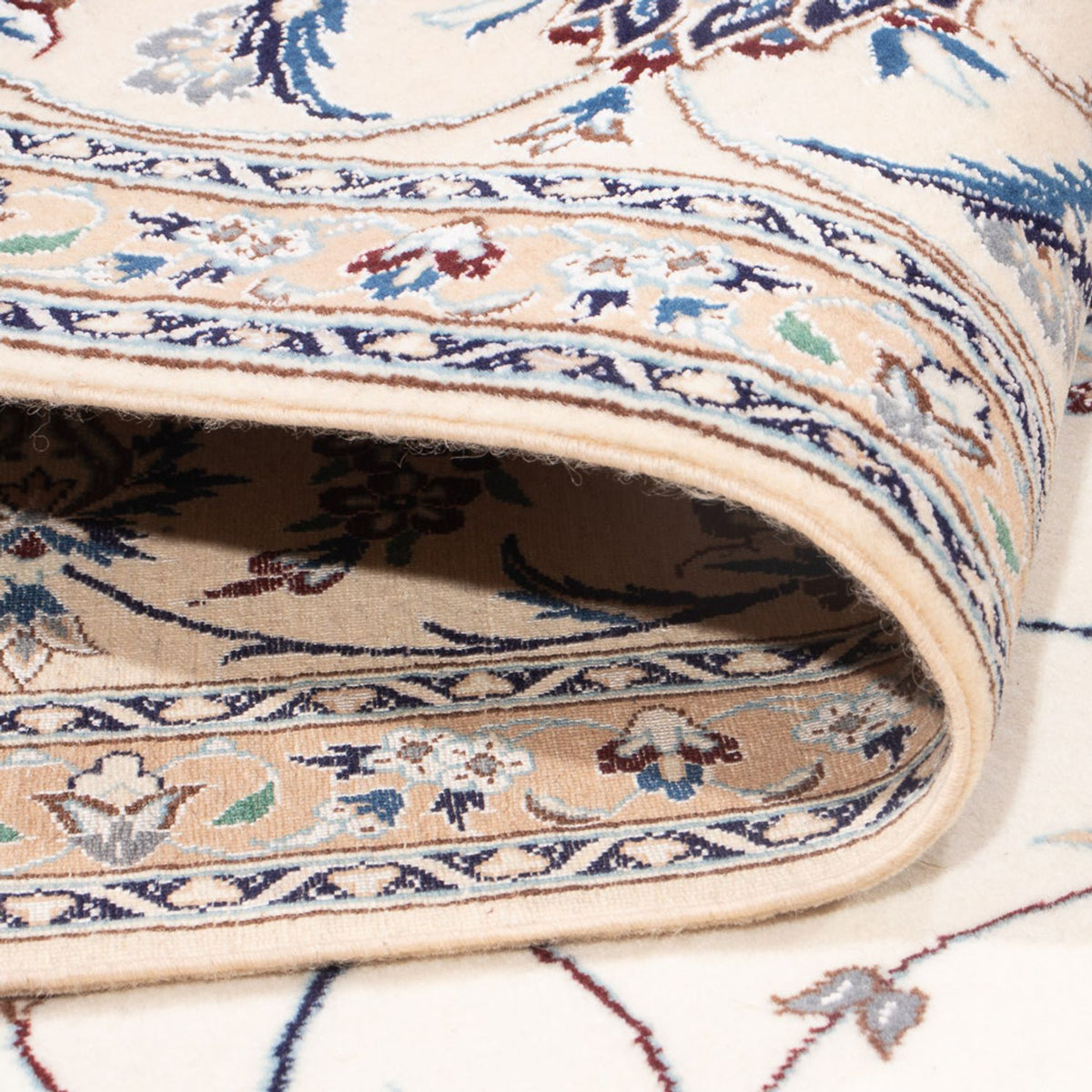 Tapis persan - Nain - Premium - 312 x 204 cm - crème