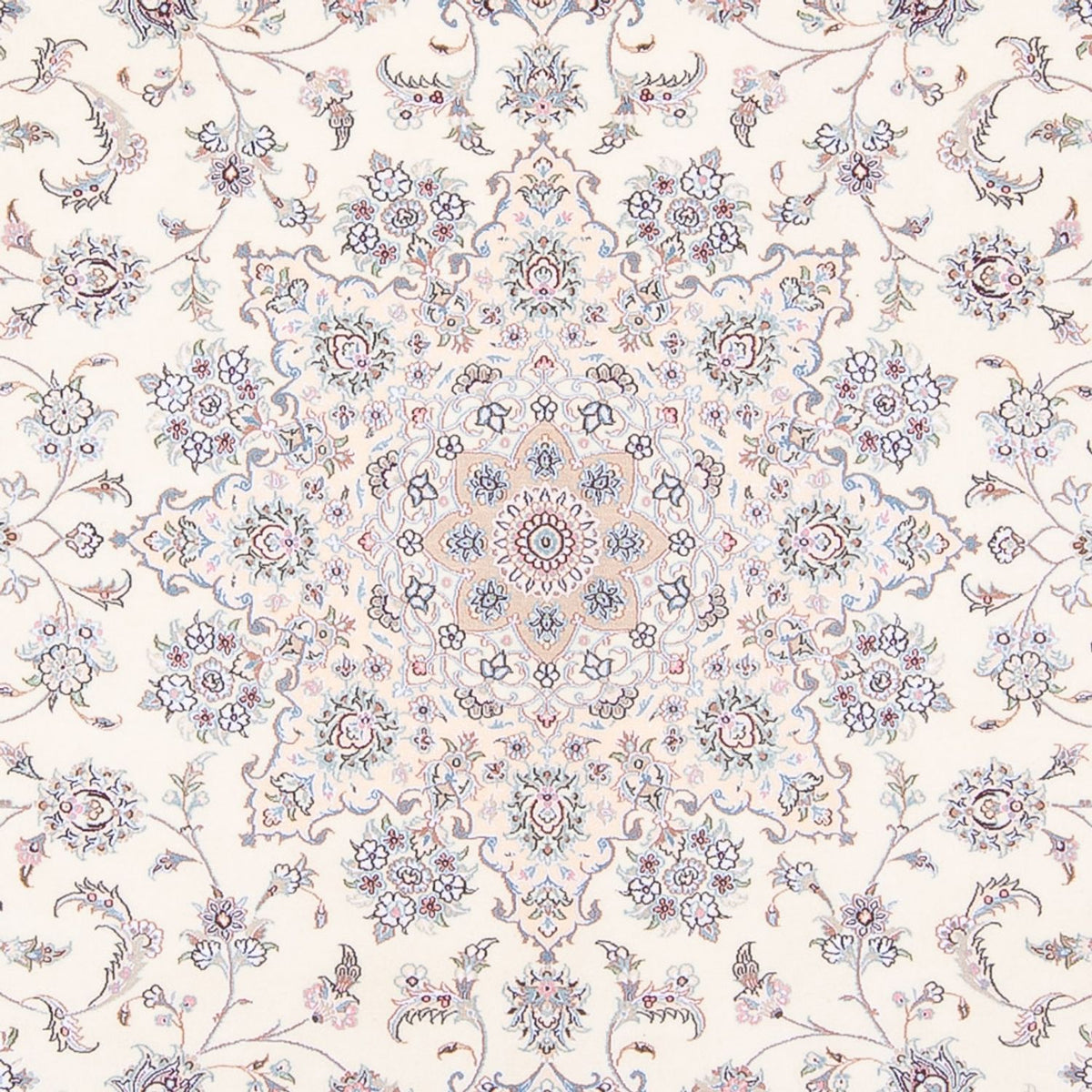 Tapis persan - Nain - Premium - 302 x 200 cm - crème