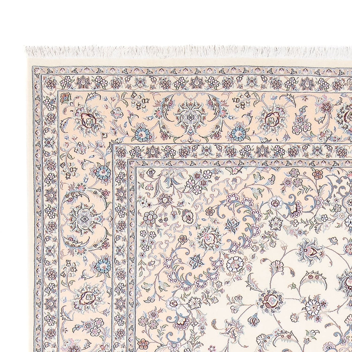 Tapis persan - Nain - Premium - 302 x 200 cm - crème