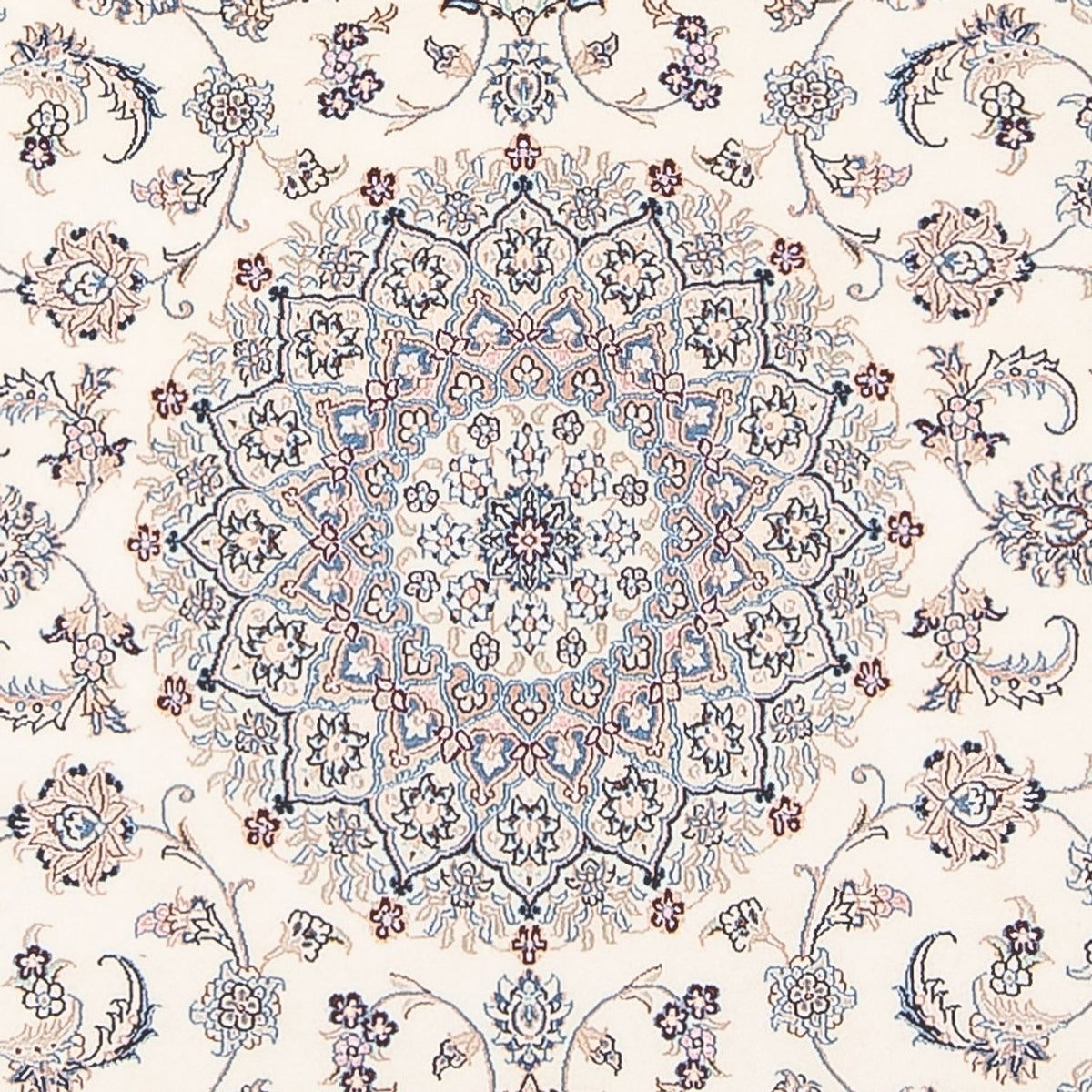 Tapis persan - Nain - Premium - 205 x 135 cm - crème