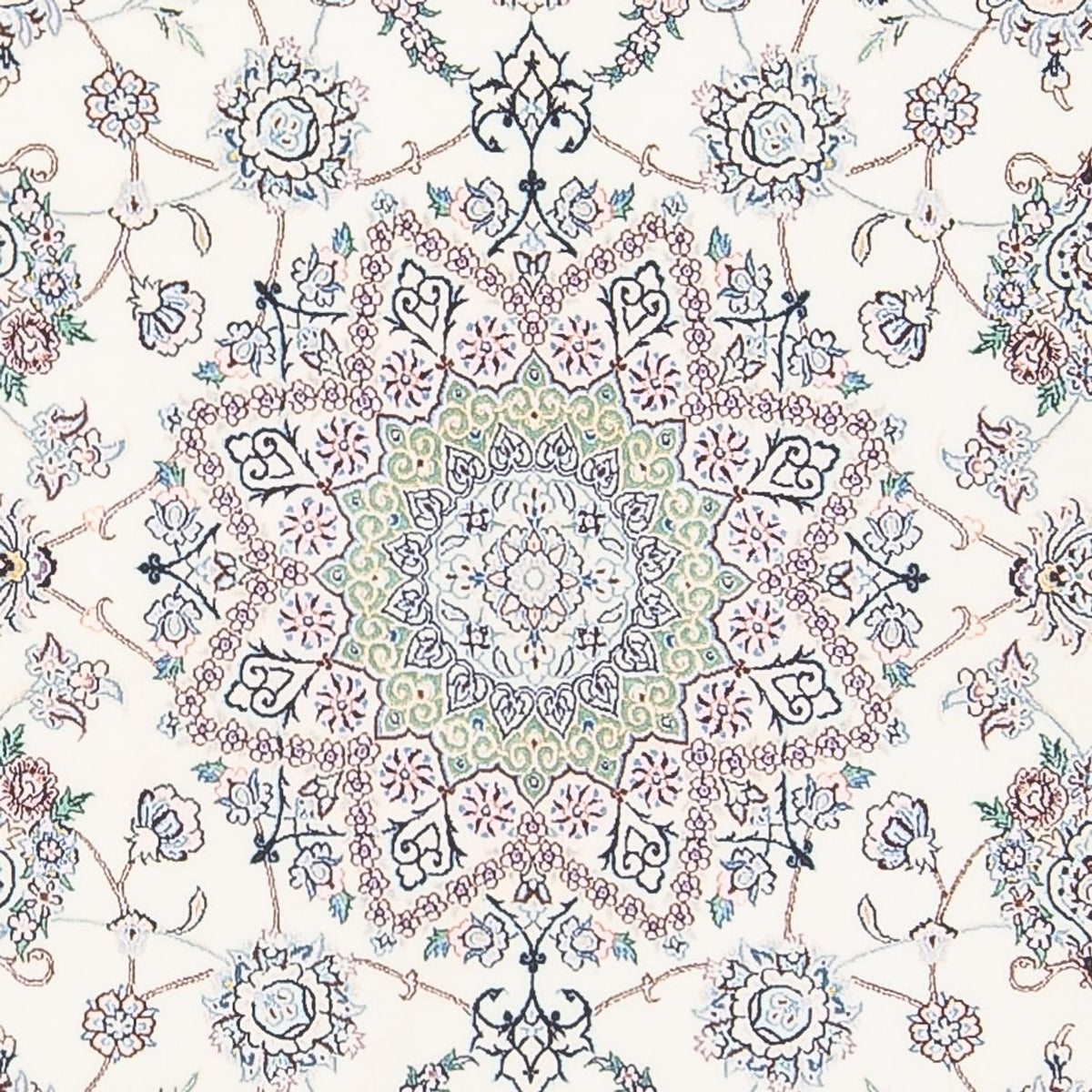 Tapis persan - Nain - Premium - 240 x 155 cm - crème