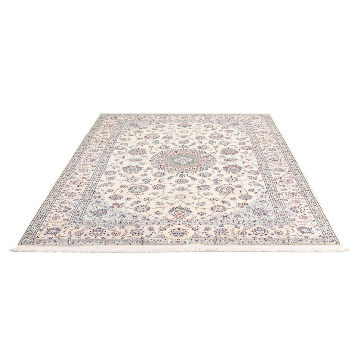 Tapis persan - Nain - Premium - 240 x 155 cm - crème