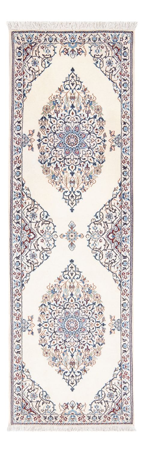 Tapis de couloir Tapis persan - Nain - Premium - 153 x 49 cm - crème