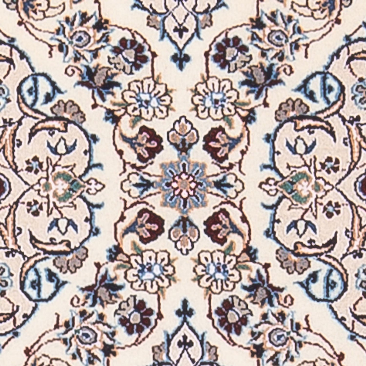 Tapis de couloir Tapis persan - Nain - Premium - 150 x 48 cm - beige foncé