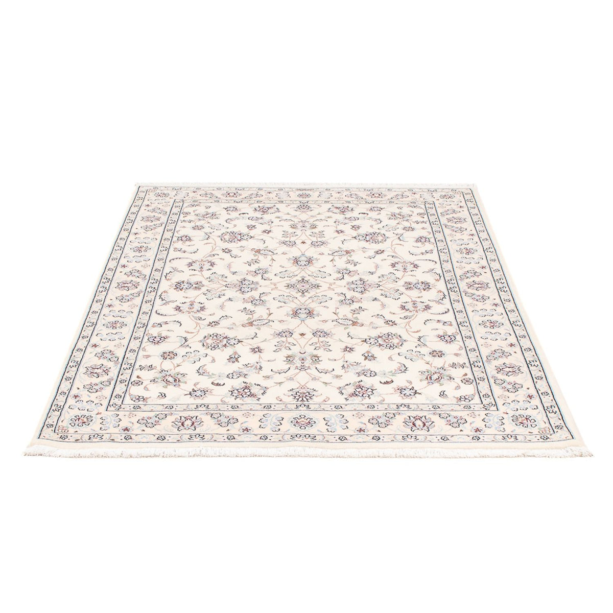 Tapis persan - Nain - Premium - 161 x 110 cm - crème
