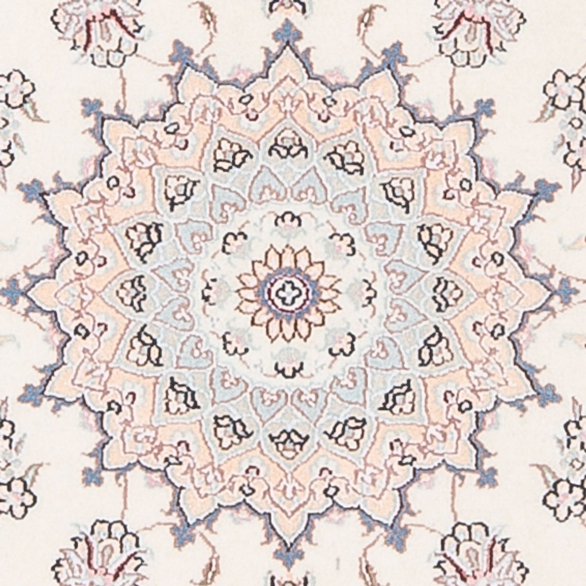 Tapis persan - Nain - Premium - 119 x 83 cm - crème