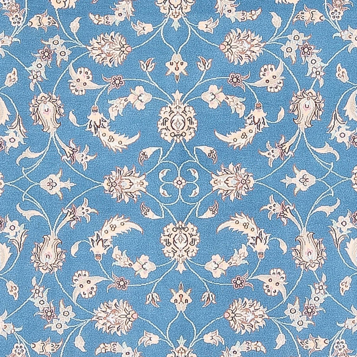 Tapis persan - Nain - Premium - 210 x 151 cm - bleu