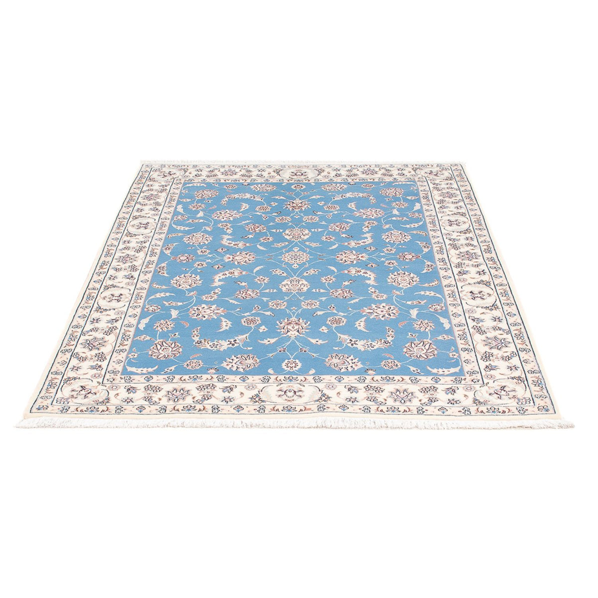 Tapis persan - Nain - Premium - 155 x 110 cm - bleu