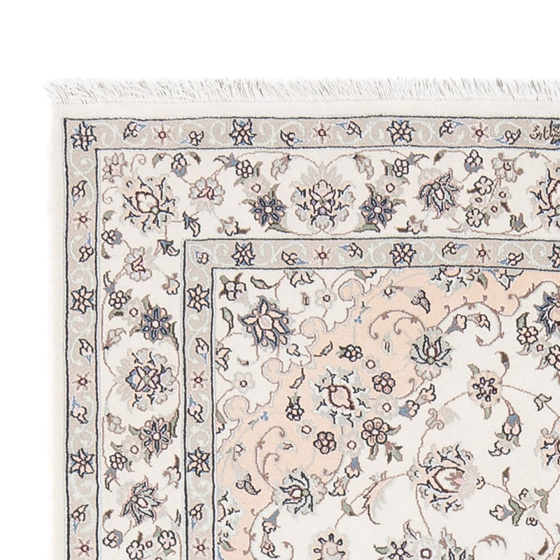 Tapis persan - Nain - Premium - 161 x 109 cm - crème